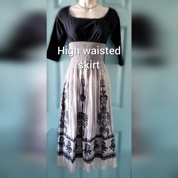 Lapis Convertible Dress Skirt - Picture 3 of 9